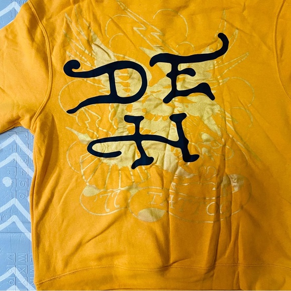 Vintage Retro Ed hardy graphic panther hoodie sweater - Picture 6 of 7